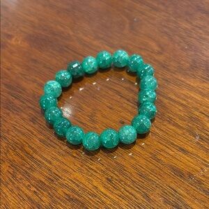 Green Beaded Bracelet